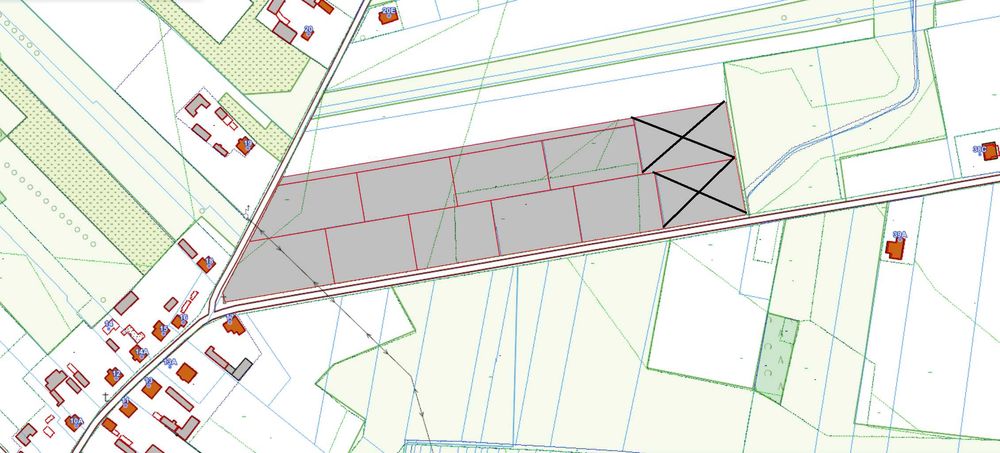 Działki 3 - 3,5 tys m2 Jeziorno