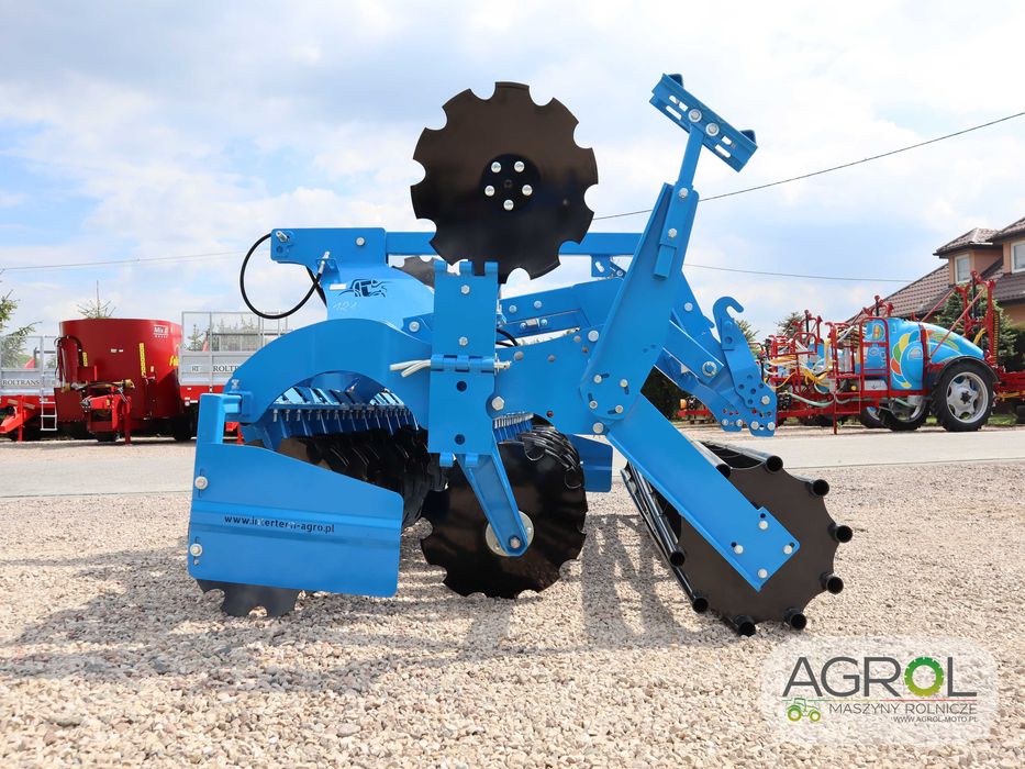 Agregat talerzowy Inter-Tech talerz włoski wał rurowy daszkowy 3m