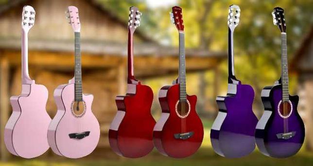 Гітара акустична 3/4 гитара акустическая много цветов и моделей