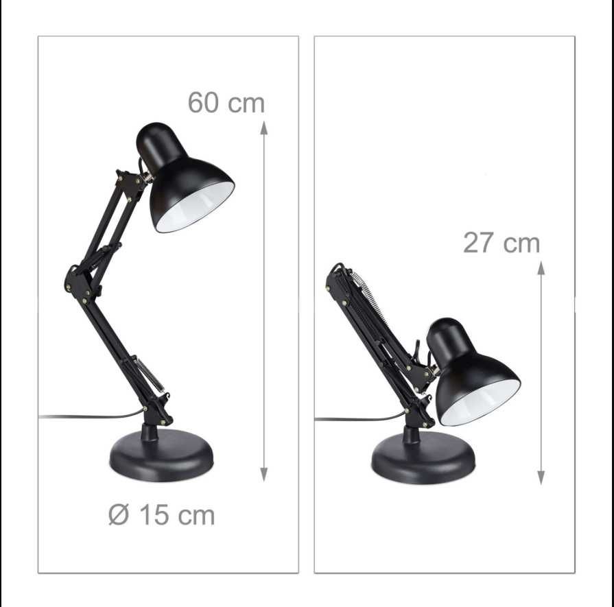 Lampa biurkowa retro