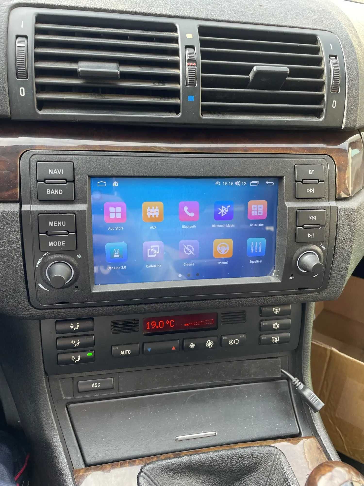 Auto Rádio Bmw E46  Android 2 din ano 1998 até 2006 Modelo de botões