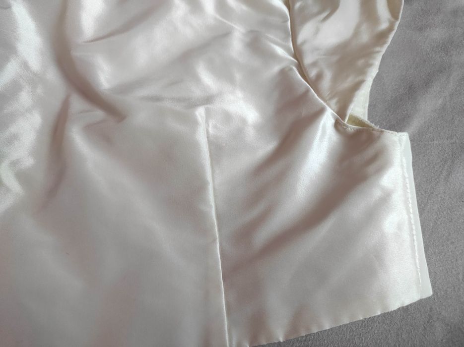 Bolerko ślubne ecru kość słoniowa 38 M