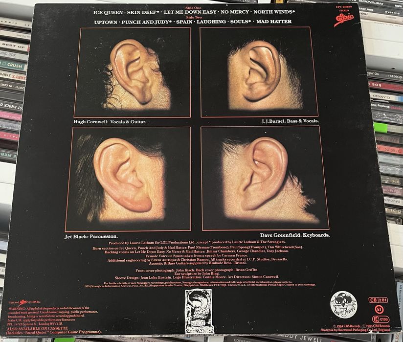 The Stranglers - Aural Sculpture (Winyl, 1984, LP, Album, NM-)