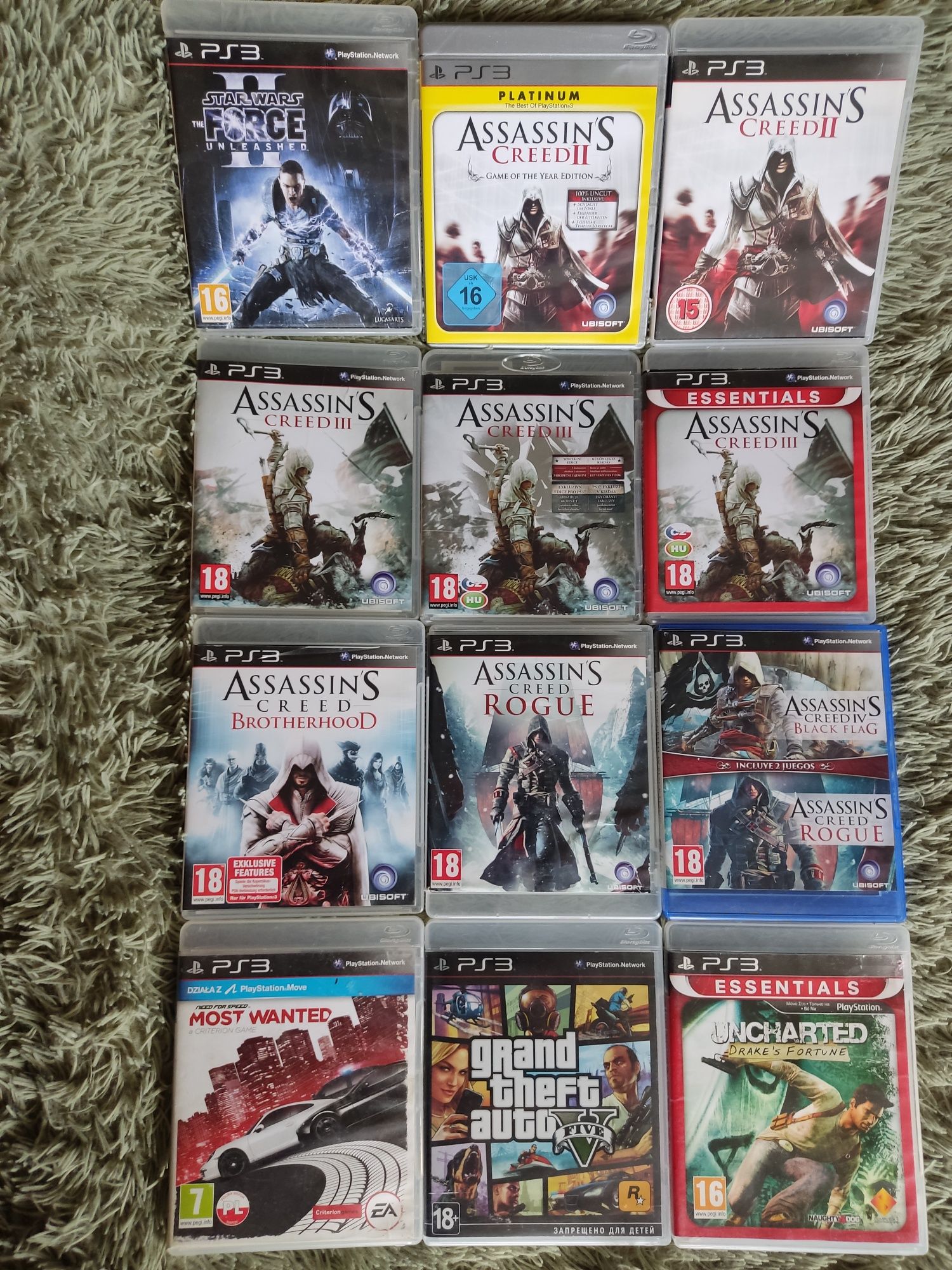 Колекція PS3 дисків до playstation-3