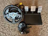 Kierownica do komputera Thrustmaster t300 rs gt + shifter logitech