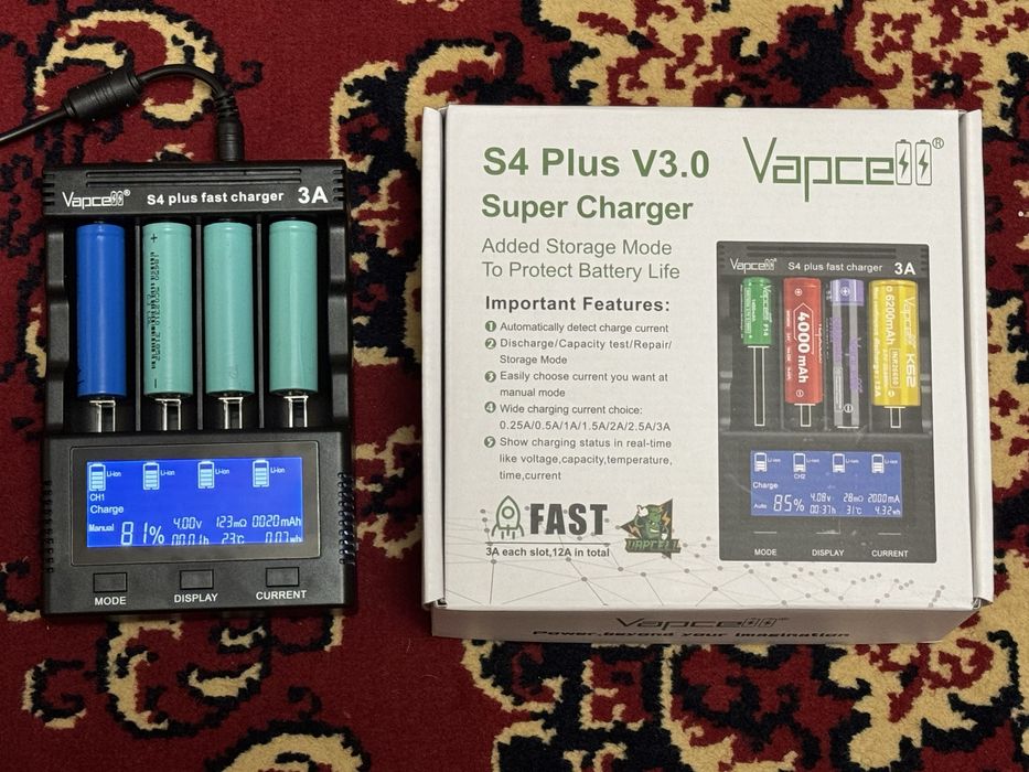 Vapcell S4 Plus v3.0