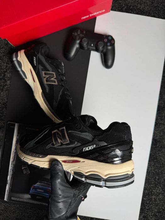 Чоловічі кросівки нью беланс New Balance 1906D GTX Black Beige [41-46]