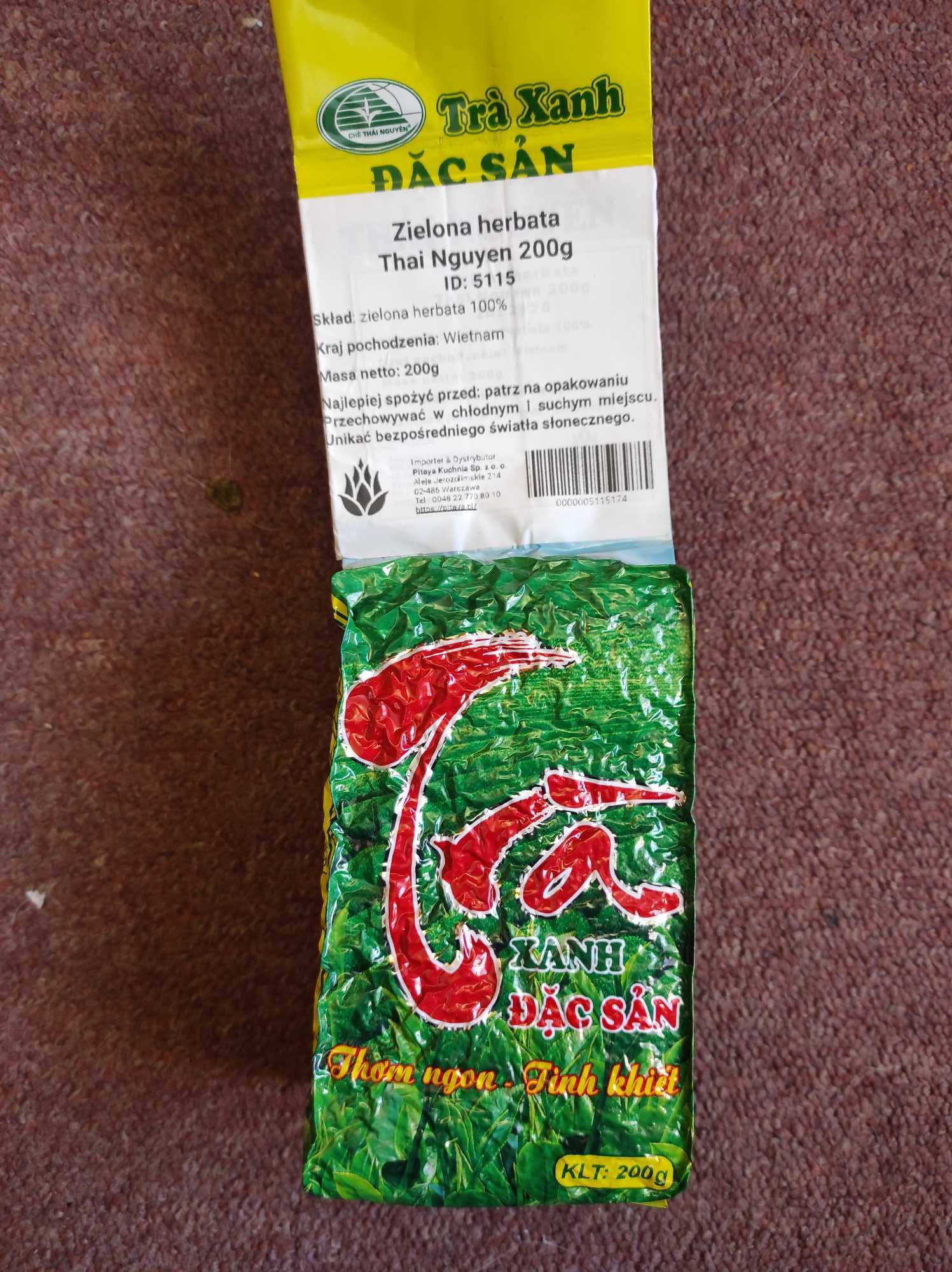 Zielona Herbata 200 gram , Thai Nguyen , Wietnamska