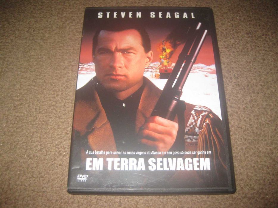 DVD "Em Terra Selvagem" com Steven Seagal