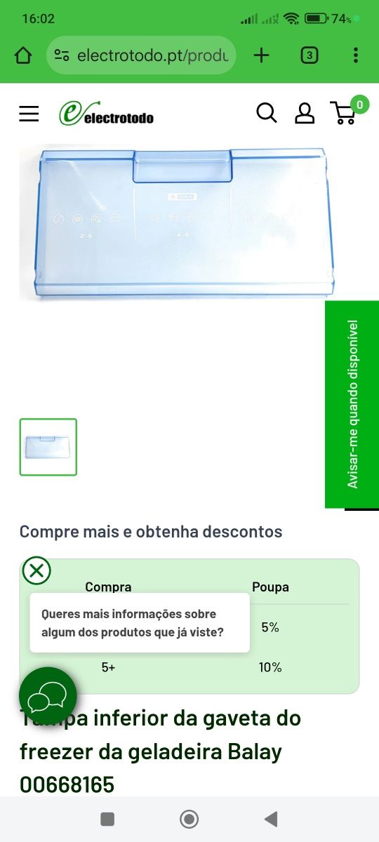 Tampa para  balay