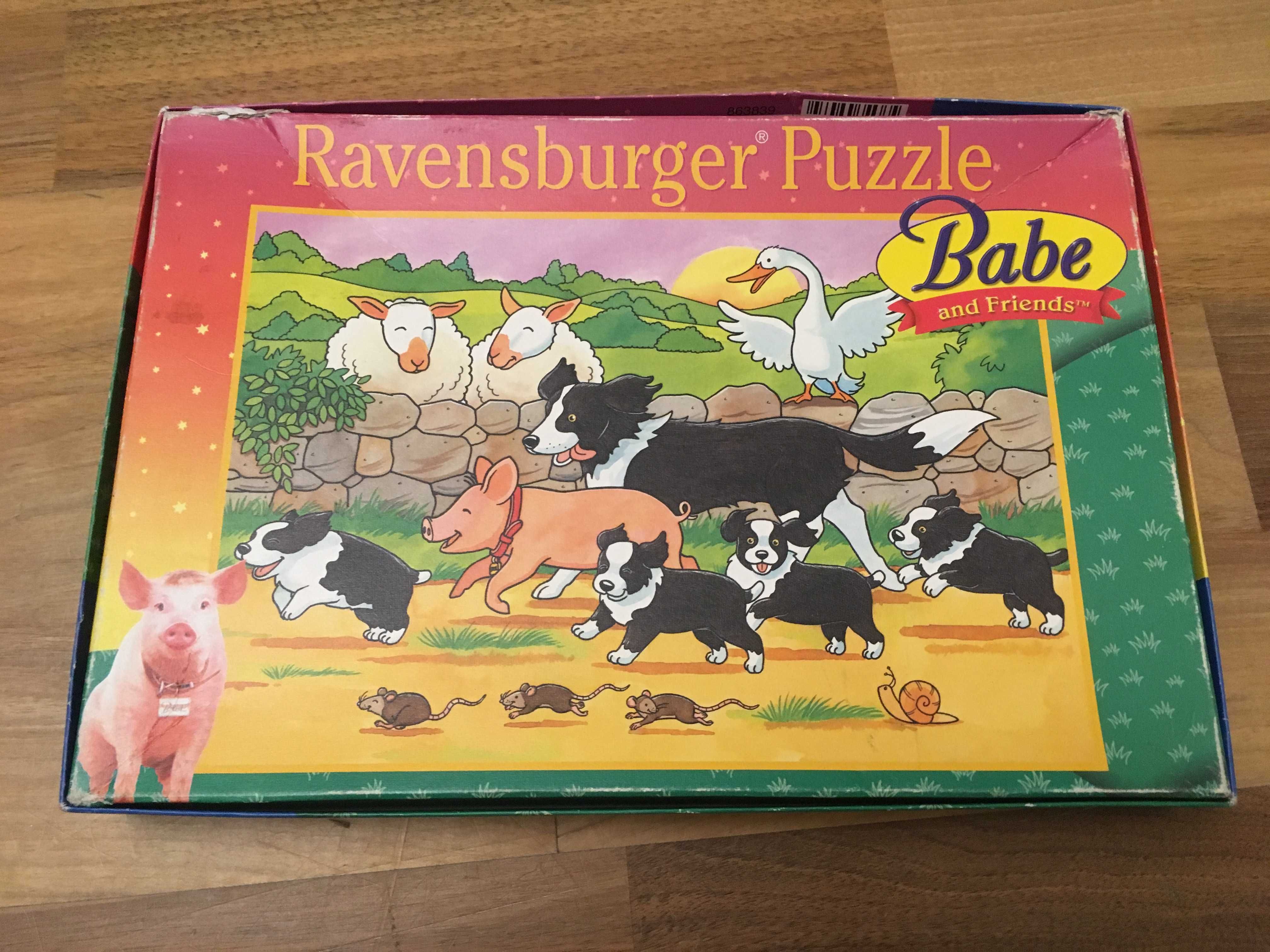 Ravensburger puzzle Babe and friends 2x20 elementów