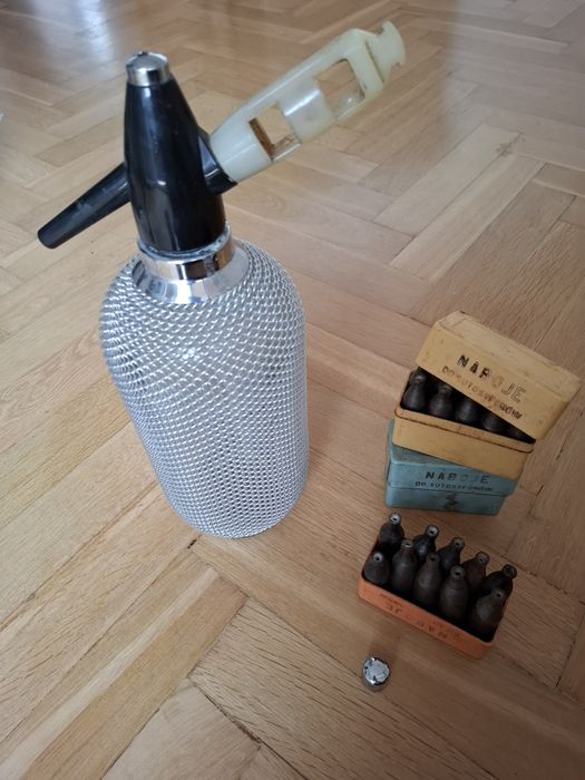 syfon Merkuria vintage PRL i naboje