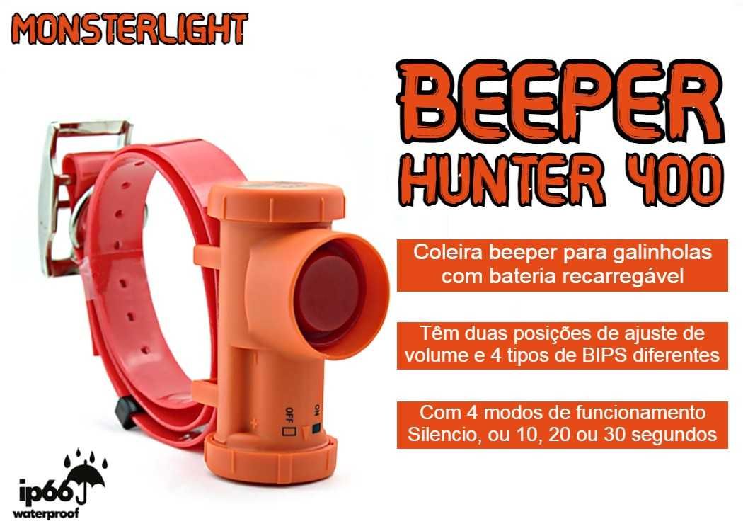 Coleira beeper para a caça as galinholas com bateria recarregável