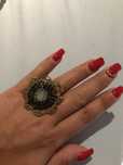 Anel ajustavel flor