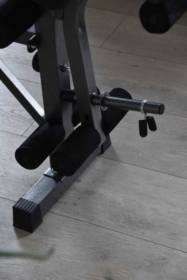 Siłownia w domu Mocna ławka treningowa | 230 kg udźwigu stojak sztanga