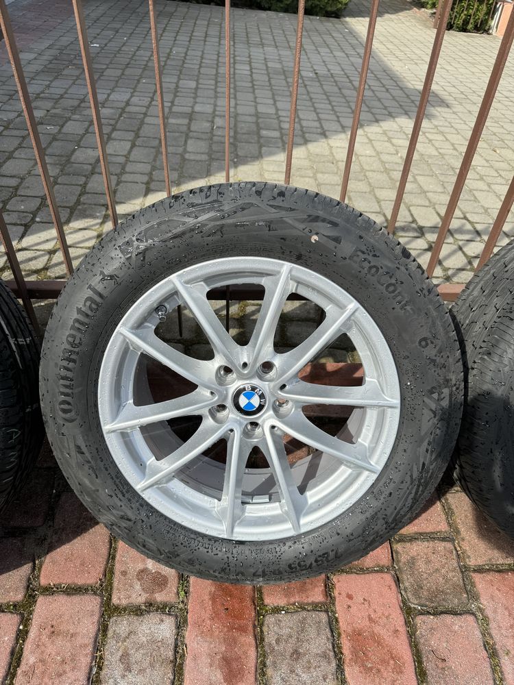 4x Oryginalne kola BMW oponr Continental Ecocontact 6 225/55/17