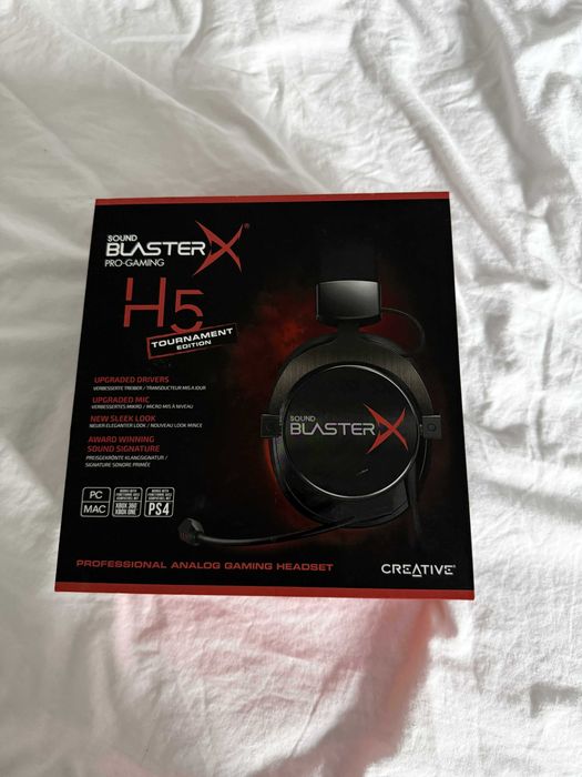 Słuchawki dla graczy Creative Sound BlasterX H5 Tournament Edition