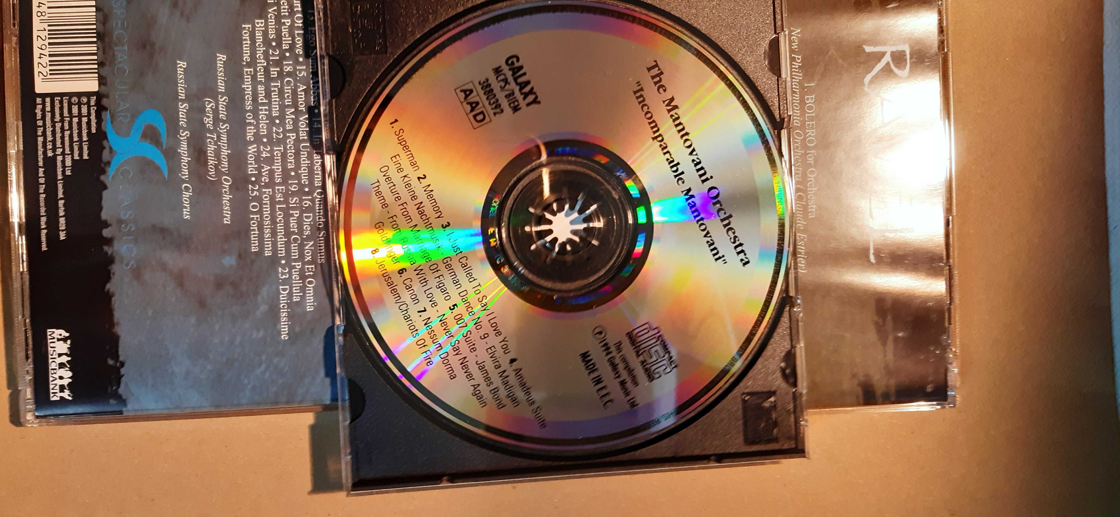 zestaw 5 cd muzyka klasyczna ravel orff dvorak i inne