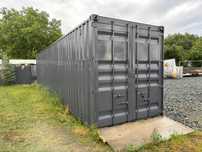 Kontener morski 40hc ral 7024 + podjazd