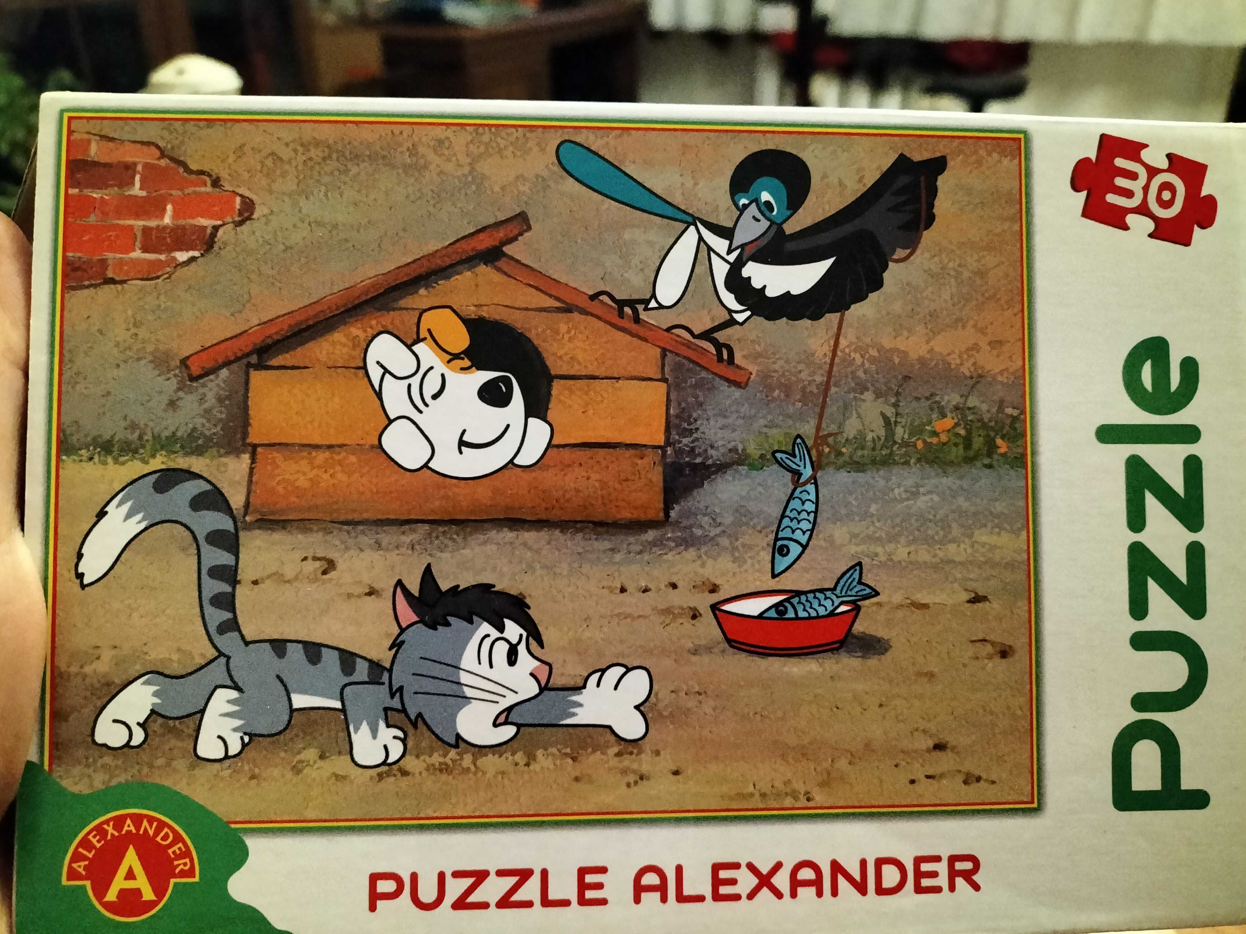 Puzzle  przygody Reksia