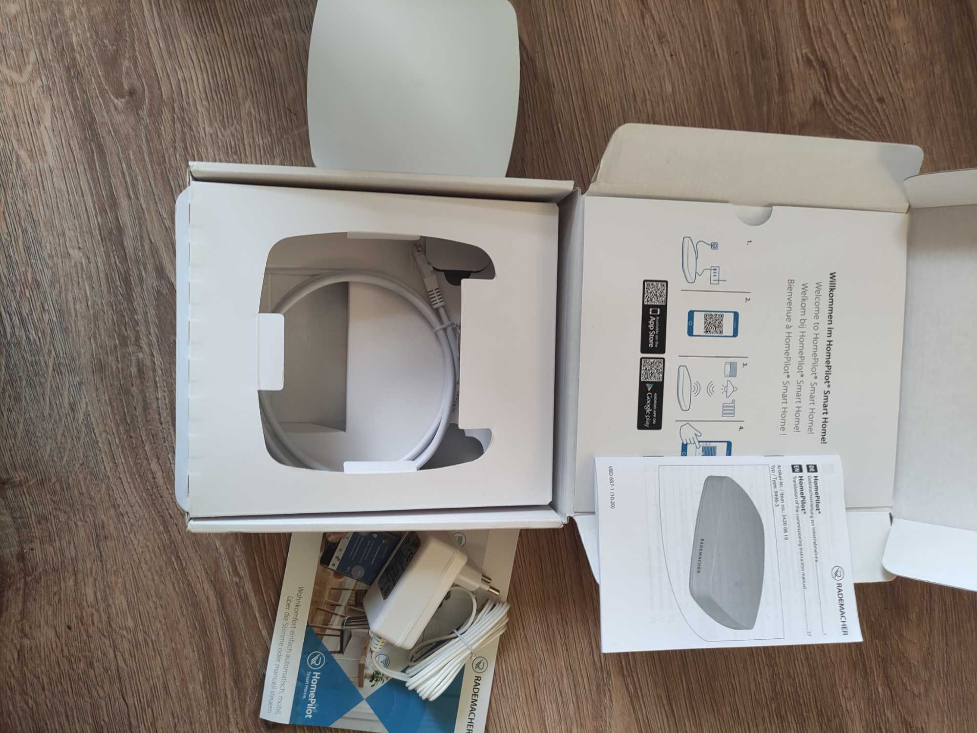 Centrala sterująca Rademacher HomePilot 3 generacji. Alexa Skill,Googl