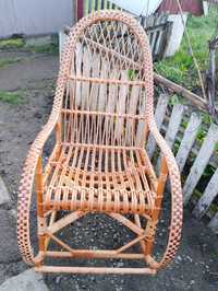 Кресла качалка із лози