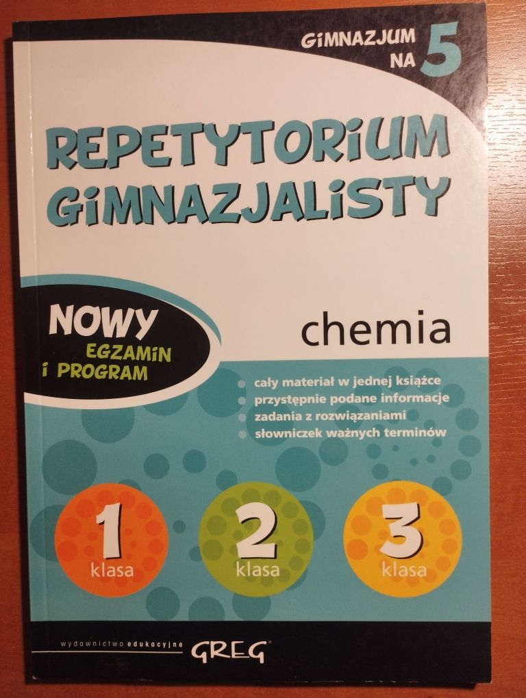 Repetytorium gimnazjalisty - chemia