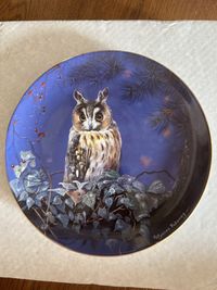 Вінтаж : колекція настінних тарілок “Нічні сови Wedgwood.