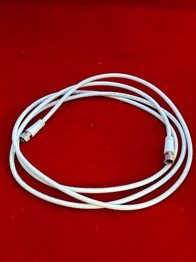 axing mak20080 kabel koncentryczny 2 m f biały