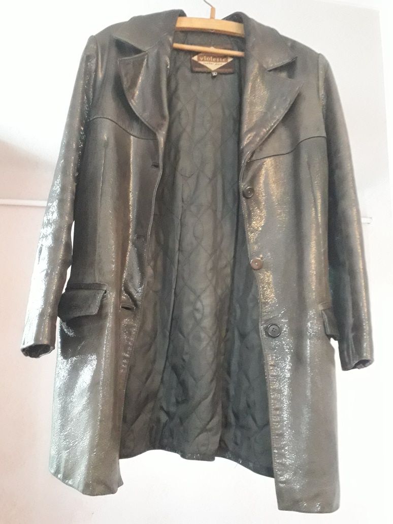 Куртка кожаная женская р48