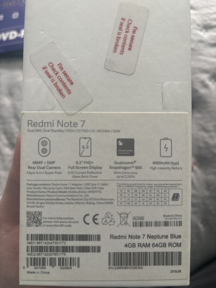 Xiaomi Redmi Note 7 Stan Bardzo Dobry