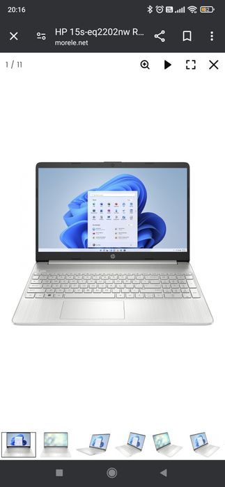 Laptop HP 15s  Ryzen 5 5500U / 32GB ram podkładka chłodząca/ 1tb dysk