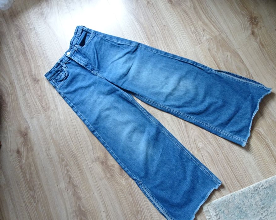 H&M spodnie dżinsowe dzwony 146
