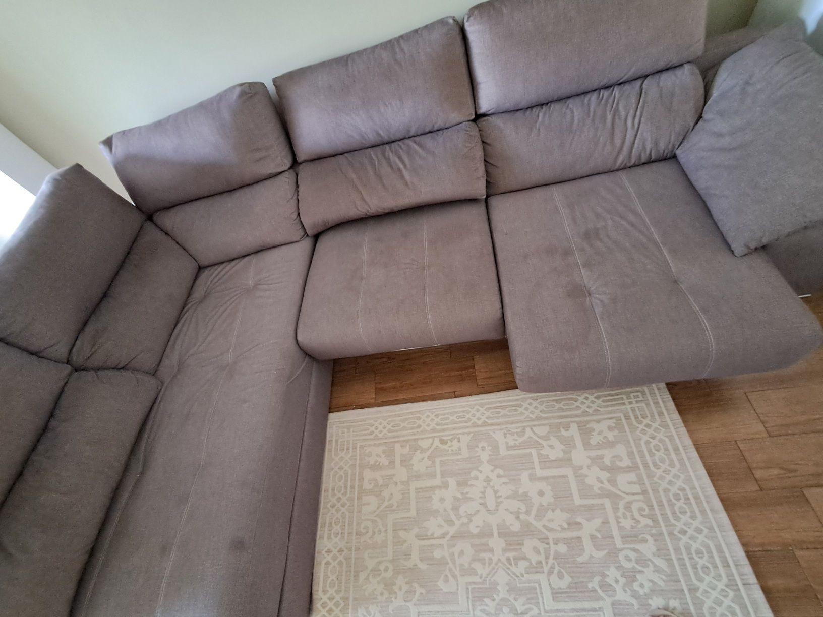 Sofá de Canto com + 4 lugares e chaise longue