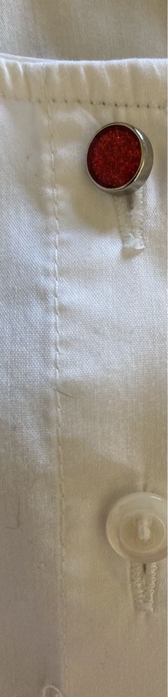 Biała koszula z baskinką Liu Jo r 38 M
