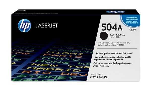 Toner HP 504A Preto (CE250A)