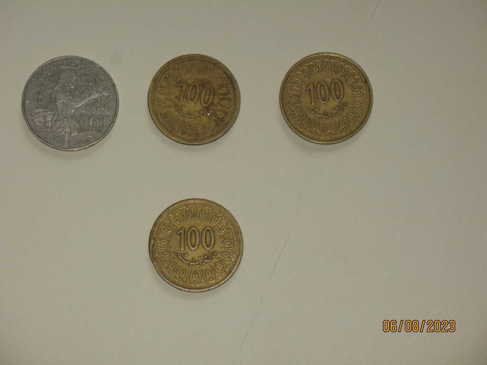 Tunezja 4 egzotyczne monety