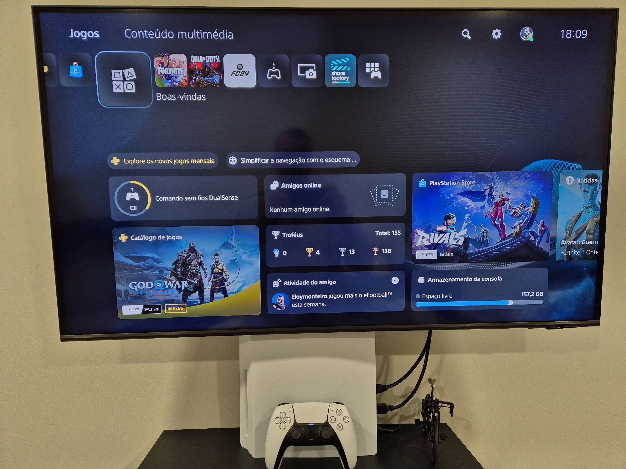 PS5 PlayStation .como nova

Com