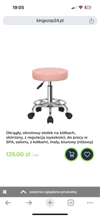 Ilość ograniczona stołki, taborety, podnóżki