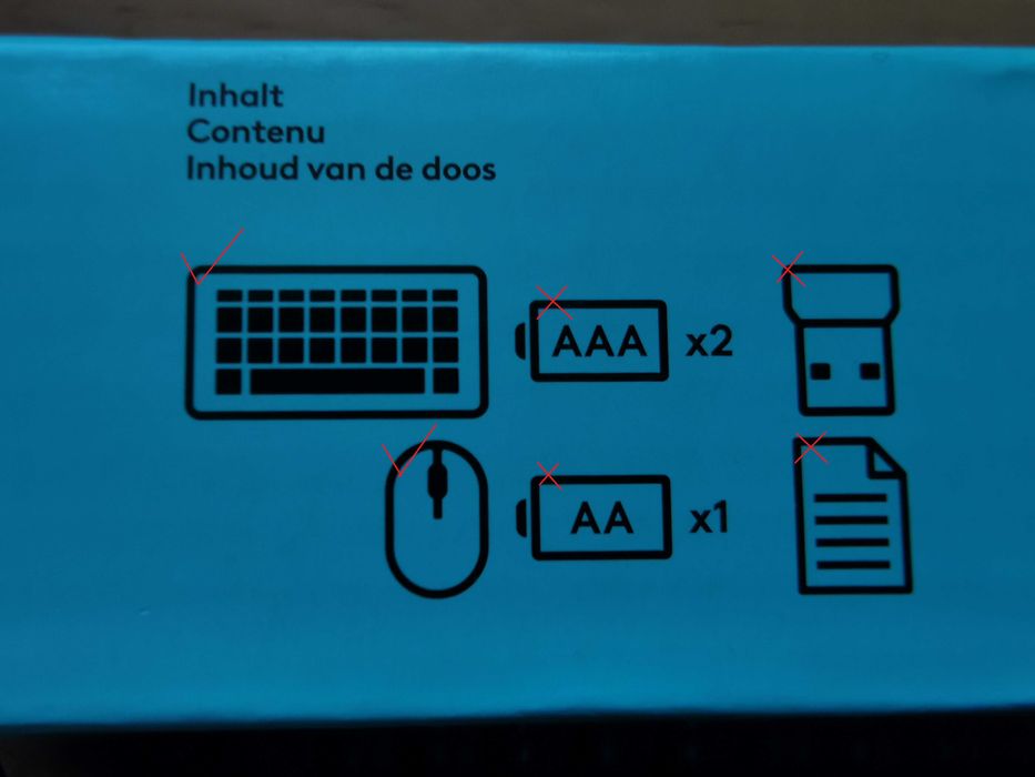 Klawiatura i mysz bezprzewodowa Logitech czarna MK270