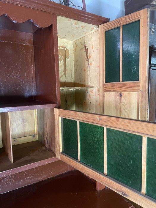 Kredens PRL komoda segment ludowszczyzna Vintage