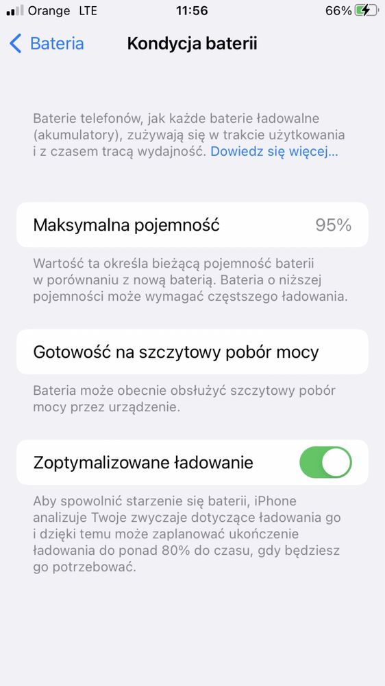 Iphone 7 bateria 95% tylko dzisiaj