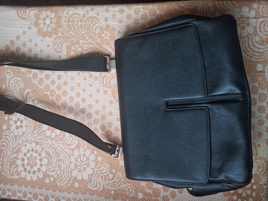 Шкіряна сумка Braun Buffel унісекс чоловіча велика мессенджер портфель