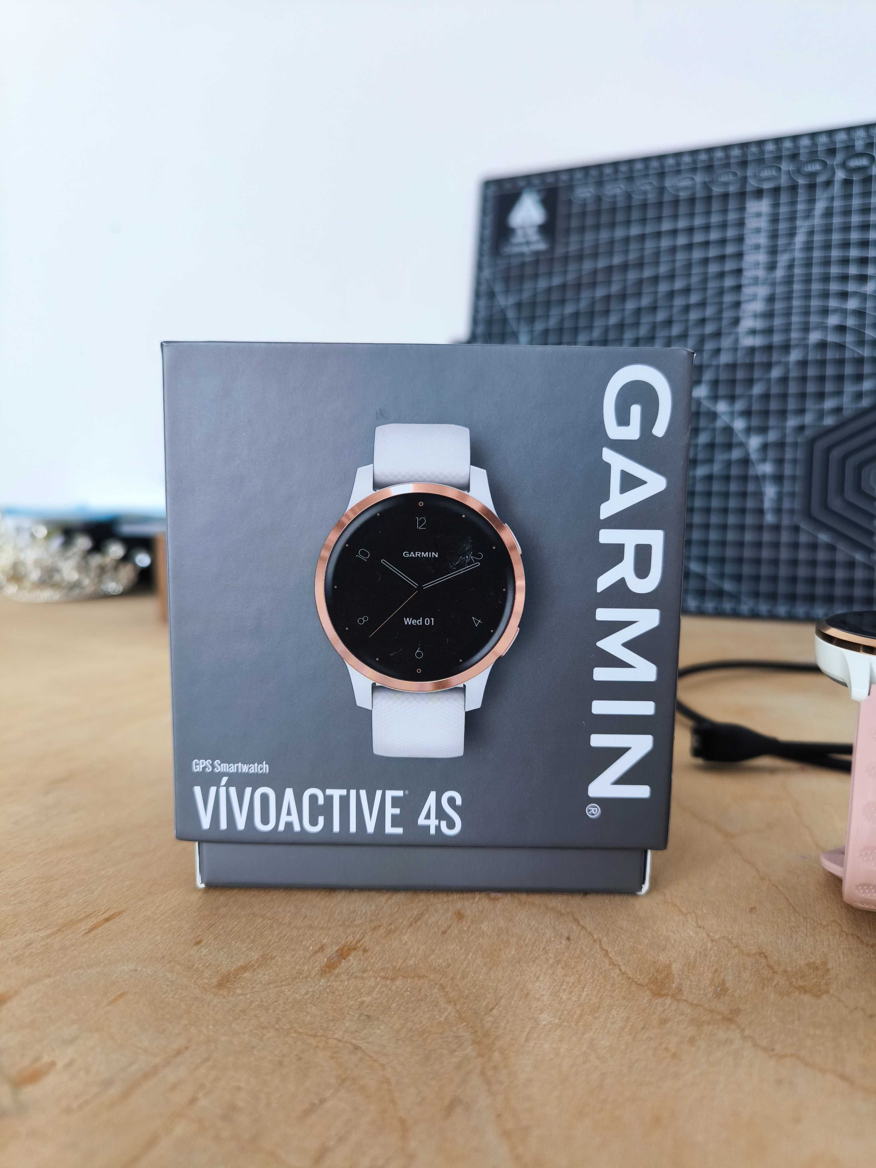Smartwatch Garmin Vivoactive 4S różowe złoto - GRATISY