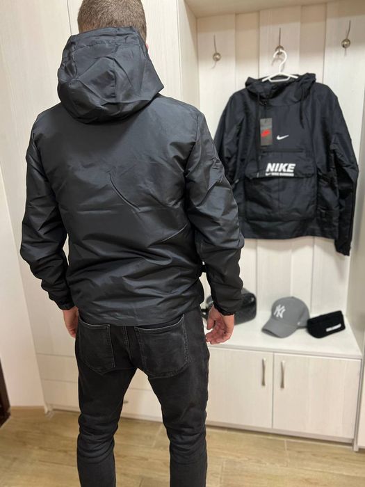 Nike Running Black | Вітровка чоловіча | Premium якість | Туреччина
