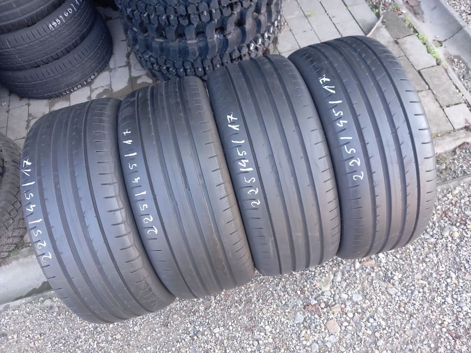 4x Opony Używane Letnie 225/45R17 Dębica