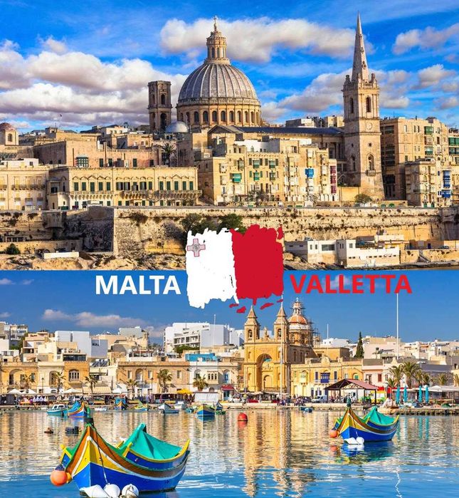 Magnes na lodówkę Malta Valletta