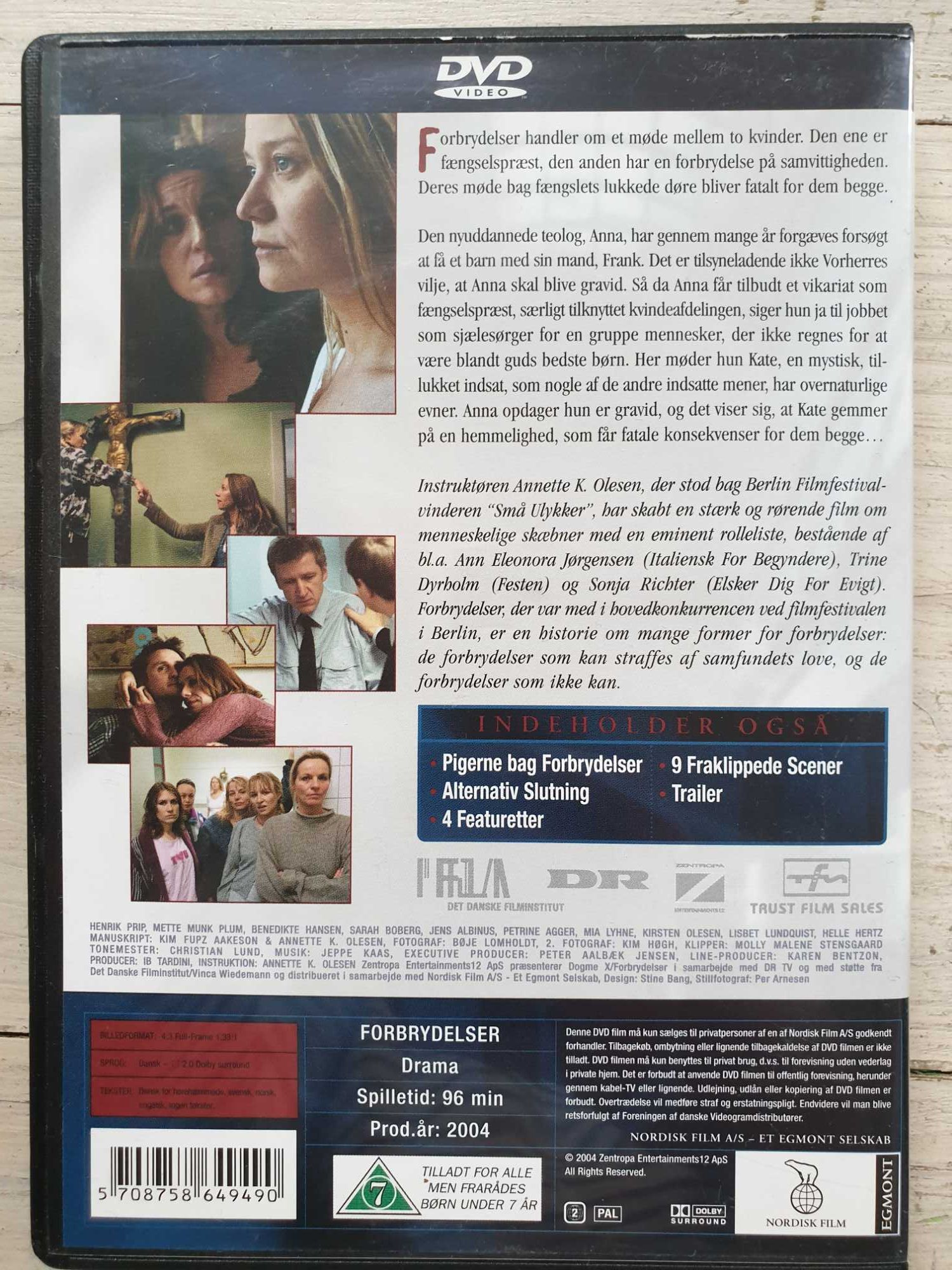 Forbrydelser film na DVD Duński Olesen