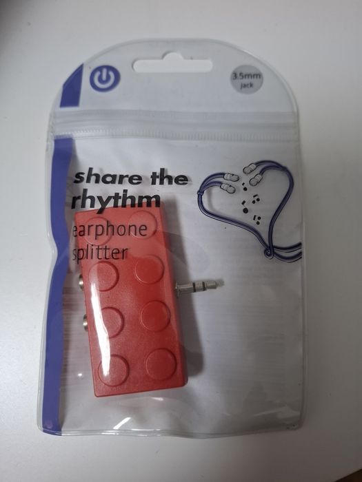 Rozdzielacz słuchawek jack 3,5mm