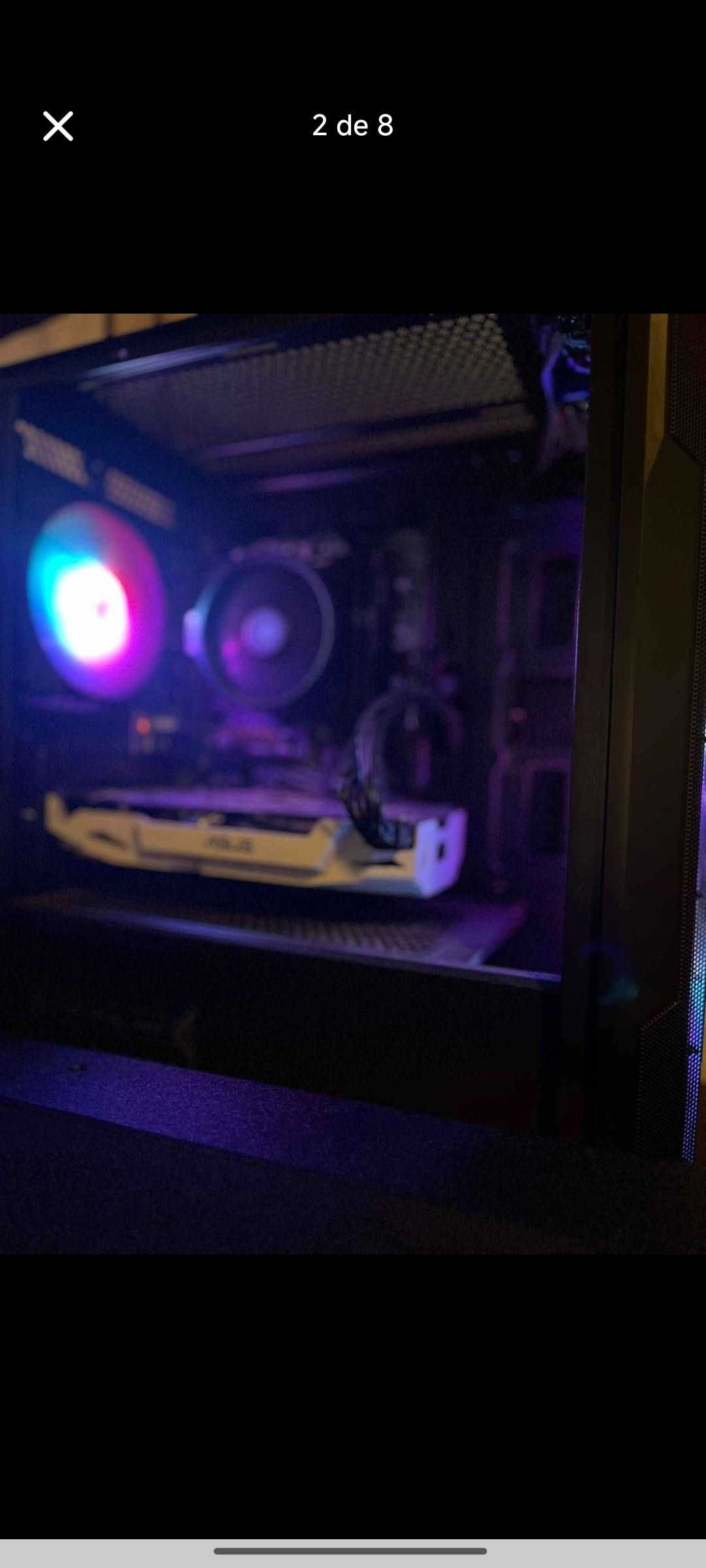PC gaming com todos os periféricos